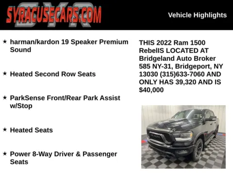 More photos of 2022 Ram 1500 Rebel at Bridgeland Auto Brokers, NY