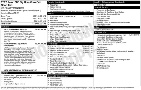 Photos of 2022 Ram 1500 Big Horn/Lone Star for sale in Bridgeport, NY at Bridgeland Auto Brokers