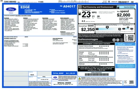 Photos of 2024 Ford Edge SEL for sale in Bridgeport, NY at Bridgeland Auto Brokers