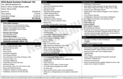Photos of 2024 Buick Envision Preferred for sale in Bridgeport, NY at Bridgeland Auto Brokers