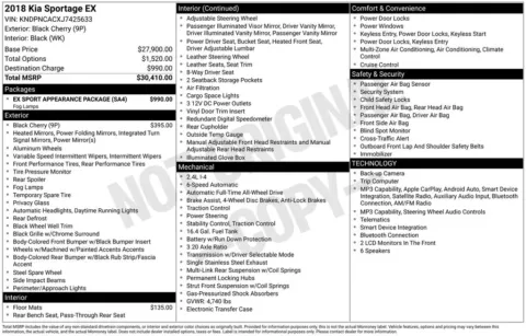 Photos of 2018 Kia Sportage EX for sale in Bridgeport, NY at Bridgeland Auto Brokers