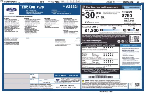 Photos of 2024 Ford Escape ST-Line for sale in Bridgeport, NY at Bridgeland Auto Brokers
