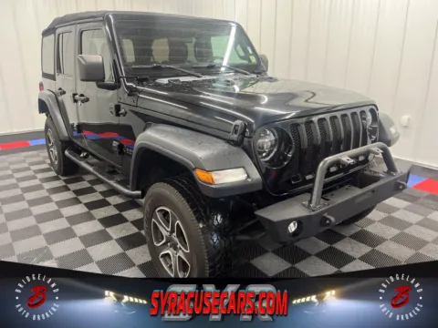 Black 2020 Jeep Wrangler Unlimited Sport for sale in Bridgeport, NY