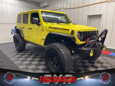Yellow 2024 Jeep Wrangler Rubicon X for sale in Bridgeport, NY