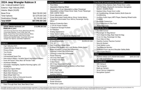 Photos of 2024 Jeep Wrangler Rubicon X for sale in Bridgeport, NY at Bridgeland Auto Brokers