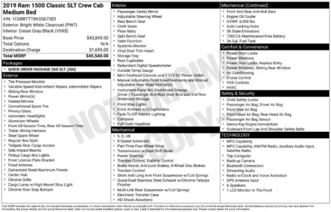 Photos of 2019 Ram 1500 Classic SLT for sale in Bridgeport, NY at Bridgeland Auto Brokers