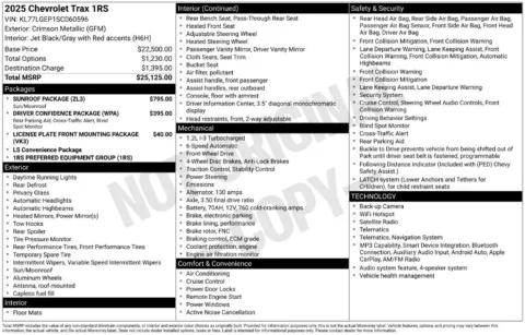 Photos of 2025 Chevrolet Trax 1RS for sale in Bridgeport, NY at Bridgeland Auto Brokers