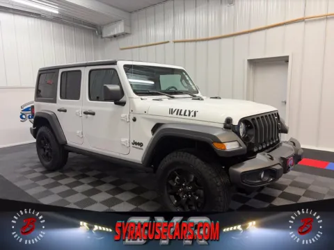 White 2022 Jeep Wrangler Unlimited Willys for sale in Bridgeport, NY