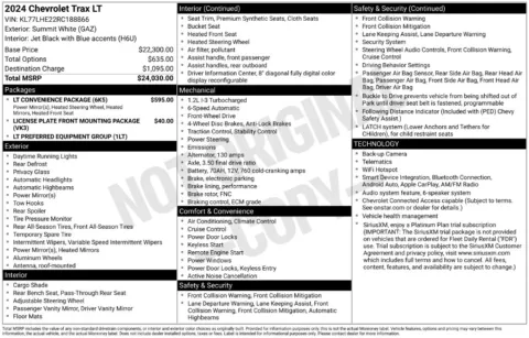 Photos of 2024 Chevrolet Trax LT for sale in Bridgeport, NY at Bridgeland Auto Brokers