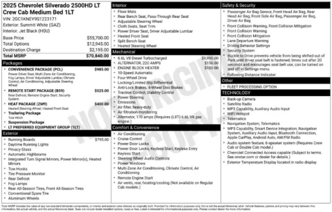 Photos of 2025 Chevrolet Silverado 2500 HD LT for sale in Bridgeport, NY at Bridgeland Auto Brokers