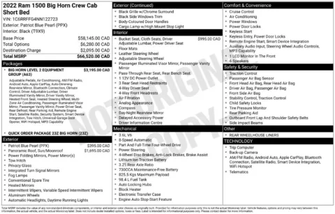 Photos of 2022 Ram 1500 Big Horn/Lone Star for sale in Bridgeport, NY at Bridgeland Auto Brokers