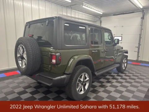 Another view of 2022 Jeep Wrangler Unlimited Sahara for sale in Bridgeport, NY at Bridgeland Auto Brokers