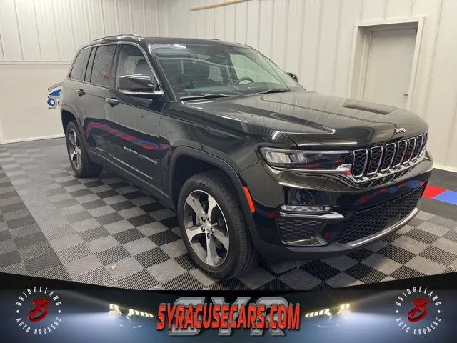 Black 2023 Jeep Grand Cherokee 4xe for sale in Bridgeport, NY