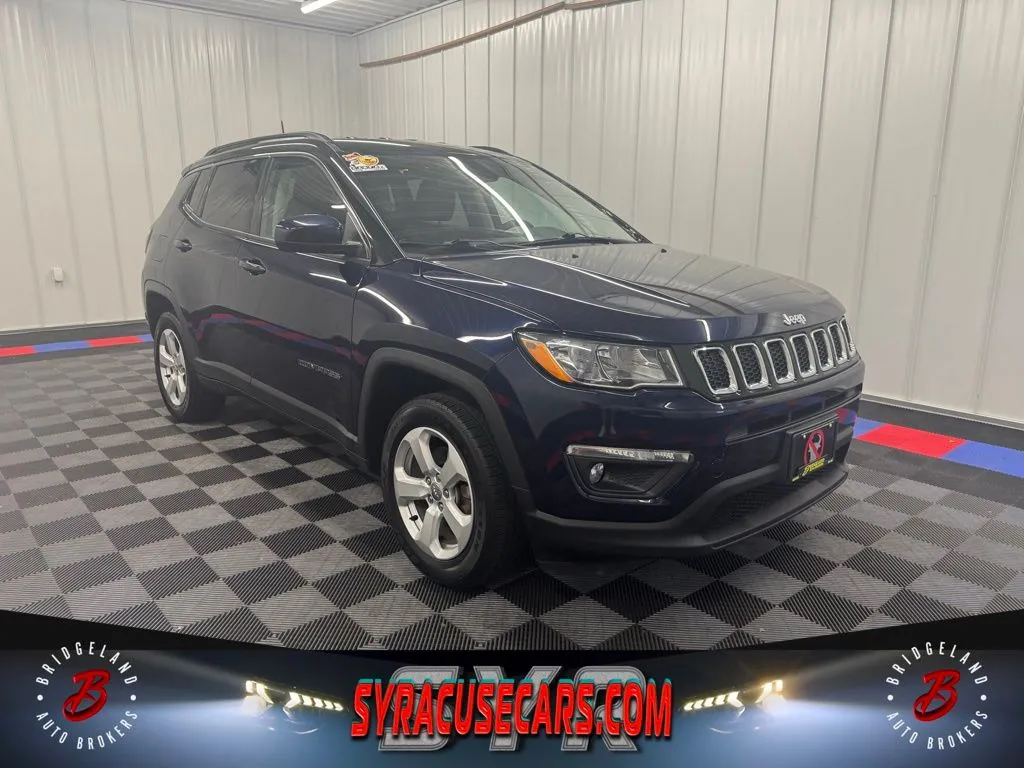 Blue 2018 Jeep Compass Latitude for sale in Bridgeport, NY