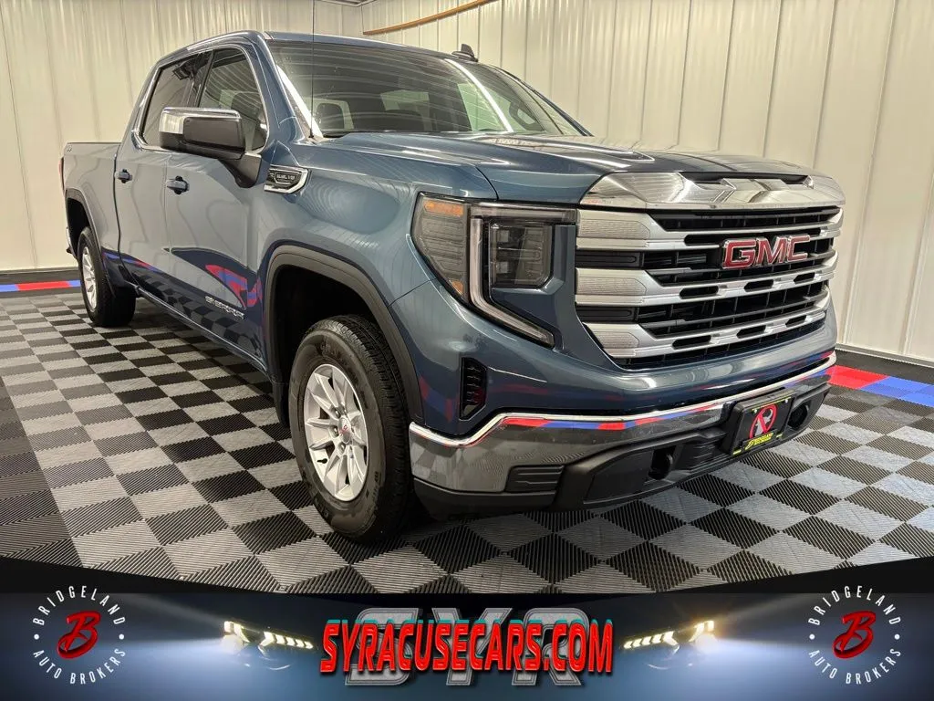 Blue 2024 GMC Sierra 1500 SLE for sale in Bridgeport, NY