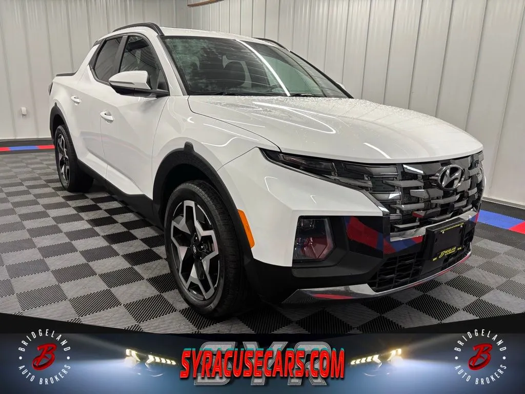 White 2022 Hyundai Santa Cruz Limited for sale in Bridgeport, NY