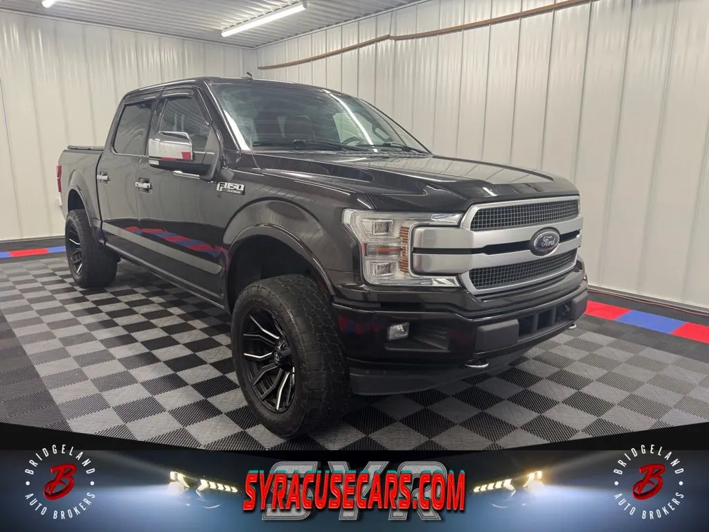 Red 2018 Ford F-150 Platinum for sale in Bridgeport, NY