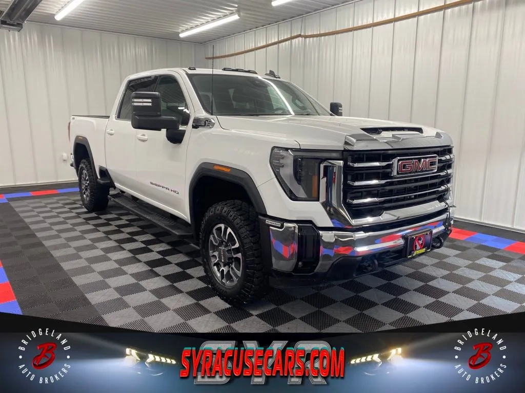 White 2024 GMC Sierra 2500HD SLE for sale in Bridgeport, NY