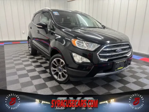 Black 2020 Ford EcoSport Titanium for sale in Bridgeport, NY