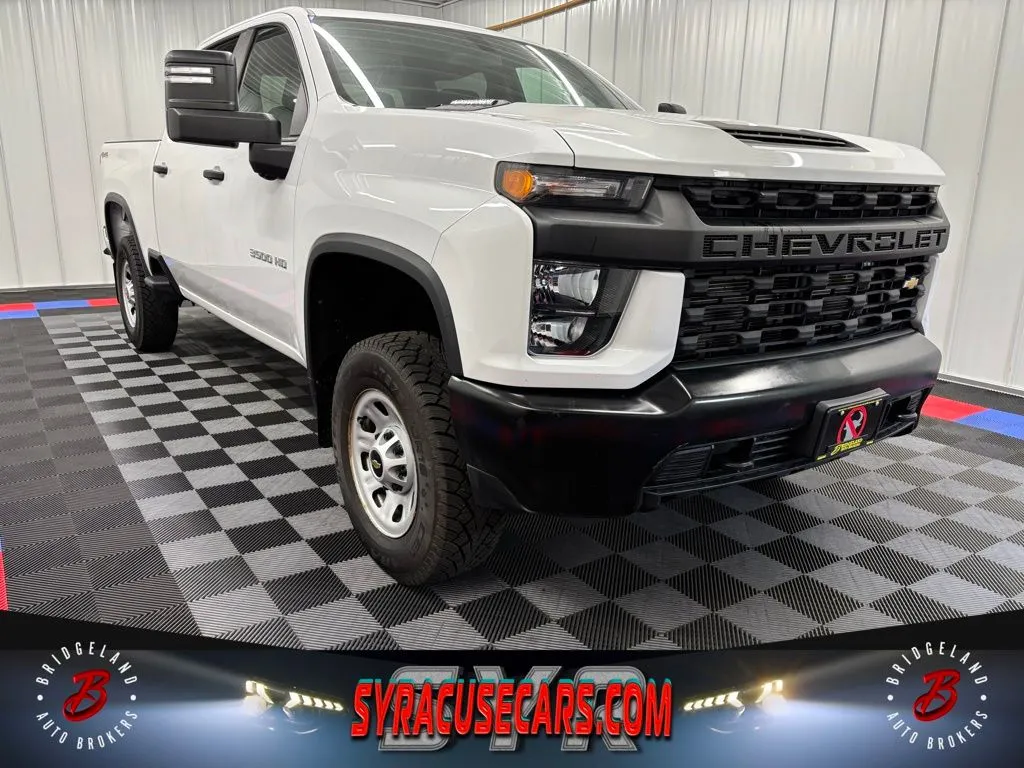 White 2021 Chevrolet Silverado 3500HD Work Truck for sale in Bridgeport, NY