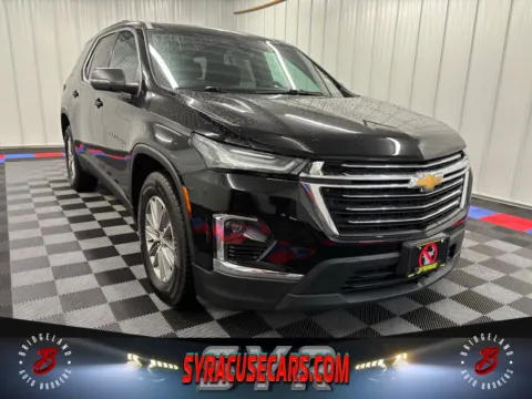 Black 2022 Chevrolet Traverse LT for sale in Bridgeport, NY