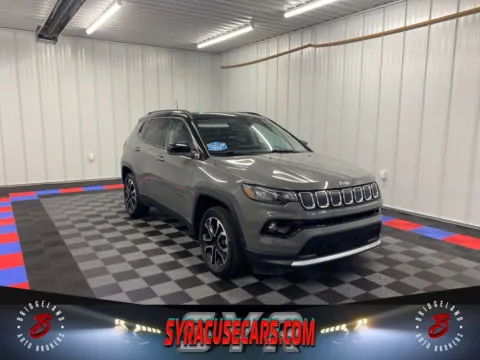 Gray 2022 Jeep Compass Limited for sale in Bridgeport, NY