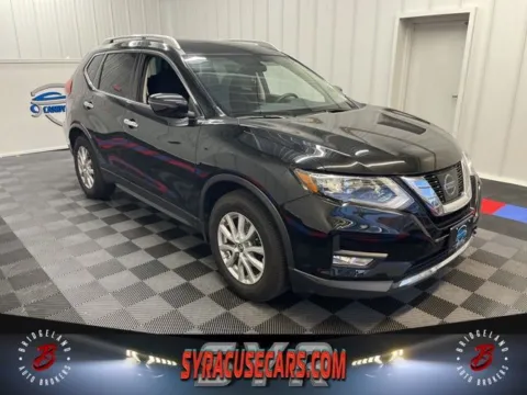 Black 2017 Nissan Rogue S for sale in Bridgeport, NY