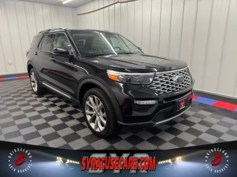 Black 2021 Ford Explorer Platinum for sale in Bridgeport, NY