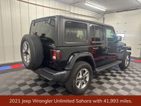 Another view of 2021 Jeep Wrangler Unlimited Sahara for sale in Bridgeport, NY at Bridgeland Auto Brokers