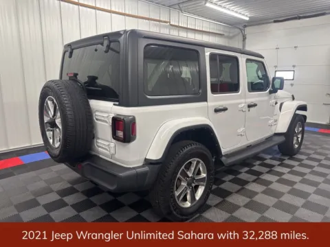 Another view of 2021 Jeep Wrangler Unlimited Sahara for sale in Bridgeport, NY at Bridgeland Auto Brokers