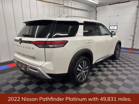 Another view of 2022 Nissan Pathfinder Platinum for sale in Bridgeport, NY at Bridgeland Auto Brokers
