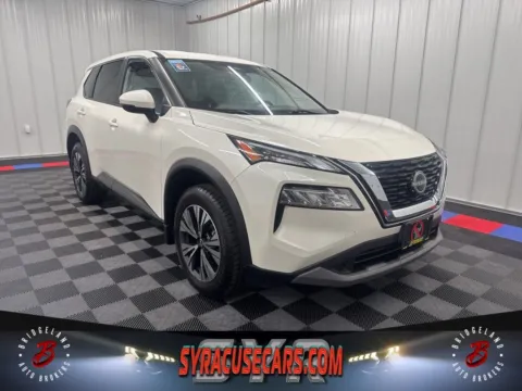 White 2023 Nissan Rogue SV for sale in Bridgeport, NY