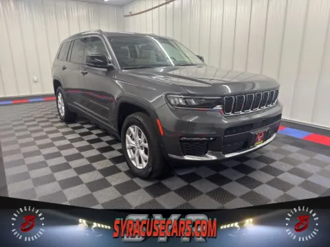 Gray 2022 Jeep Grand Cherokee L Limited for sale in Bridgeport, NY