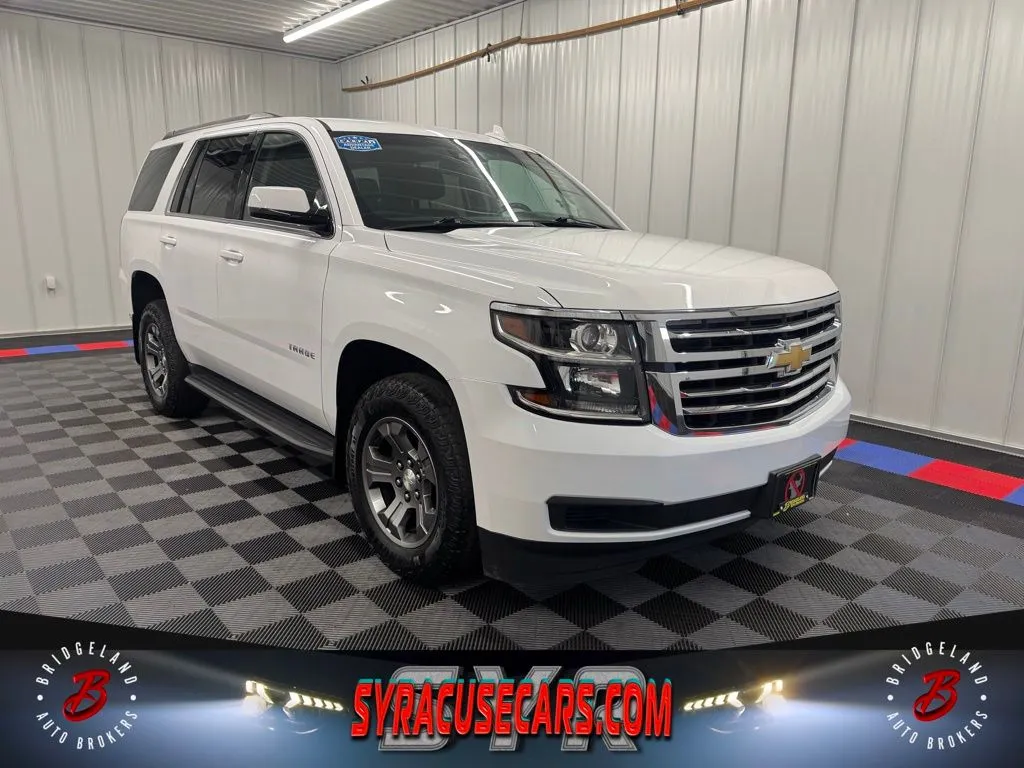 White 2019 Chevrolet Tahoe LS for sale in Bridgeport, NY