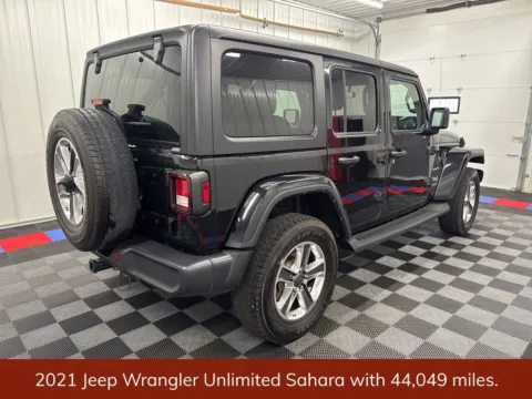 Another view of 2021 Jeep Wrangler Unlimited Sahara for sale in Bridgeport, NY at Bridgeland Auto Brokers