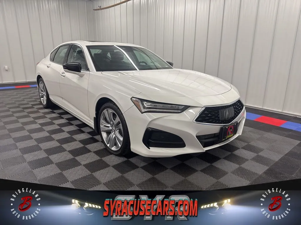 White 2021 Acura TLX Technology Package for sale in Bridgeport, NY