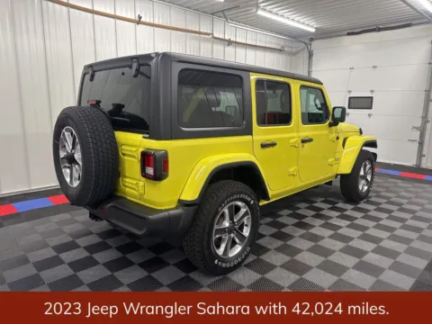 Another view of 2023 Jeep Wrangler Sahara for sale in Bridgeport, NY at Bridgeland Auto Brokers