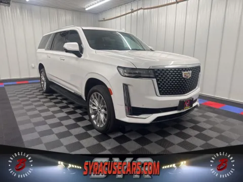 White 2023 Cadillac Escalade ESV Premium for sale in Bridgeport, NY