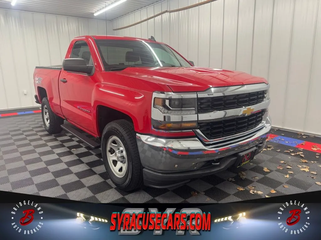 Red 2016 Chevrolet Silverado 1500 WT for sale in Bridgeport, NY