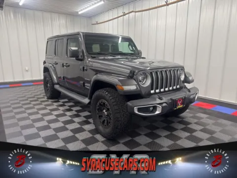Gray 2019 Jeep Wrangler Unlimited Sahara for sale in Bridgeport, NY