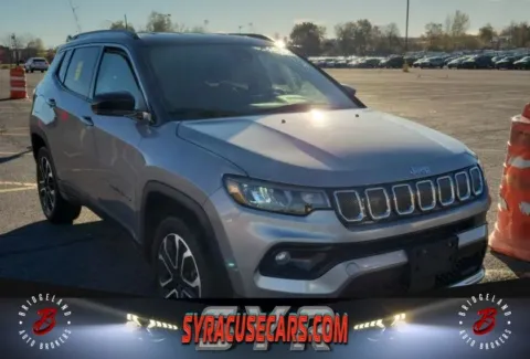 Silver 2022 Jeep Compass Limited for sale in Bridgeport, NY