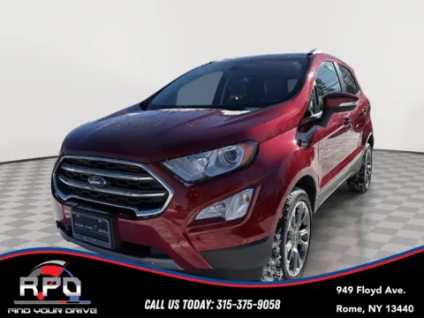 Red 2018 Ford EcoSport Titanium for sale in Rome, NY