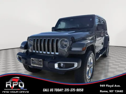 Gray 2021 Jeep Wrangler Unlimited Sahara for sale in Rome, NY