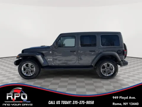 Photos of 2021 Jeep Wrangler Unlimited Sahara for sale in Rome, NY at Rome Preowned Auto Sales