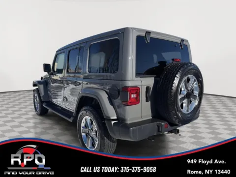 Another view of 2021 Jeep Wrangler Unlimited Sahara for sale in Rome, NY at Rome Preowned Auto Sales