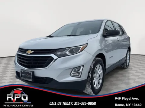 Silver 2018 Chevrolet Equinox LS for sale in Rome, NY
