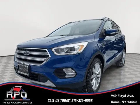 Blue 2017 Ford Escape Titanium for sale in Rome, NY