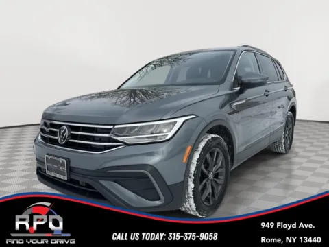 Gray 2022 Volkswagen Tiguan SE for sale in Rome, NY