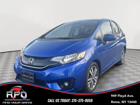 Blue 2015 Honda Fit EX for sale in Rome, NY