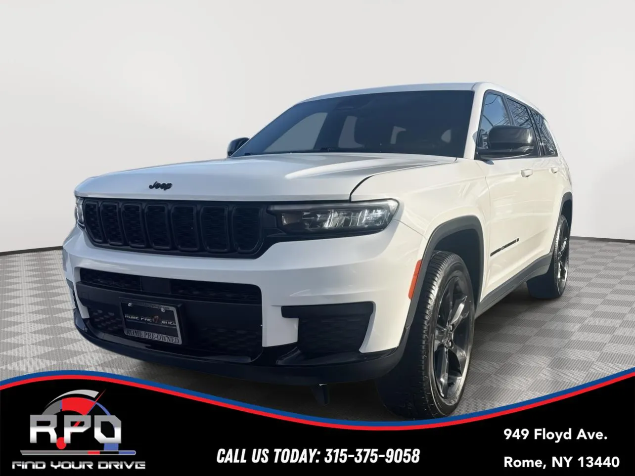 White 2021 Jeep Grand Cherokee L Altitude for sale in Rome, NY